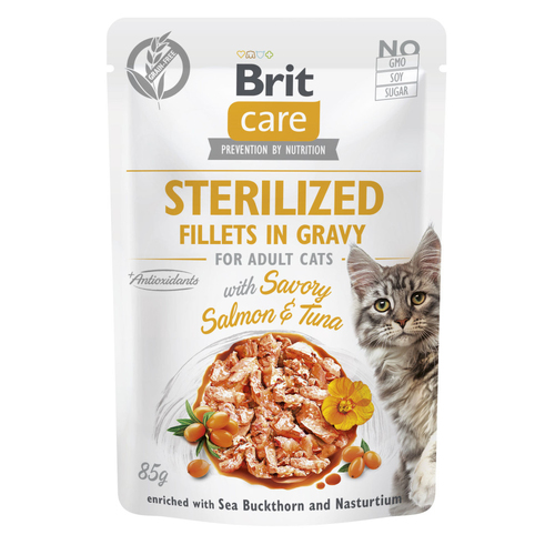 Brit Care Cat Pouch Sterilised Salmon & Tuna