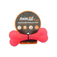 AnimAll Fun іграшка кістка коралова