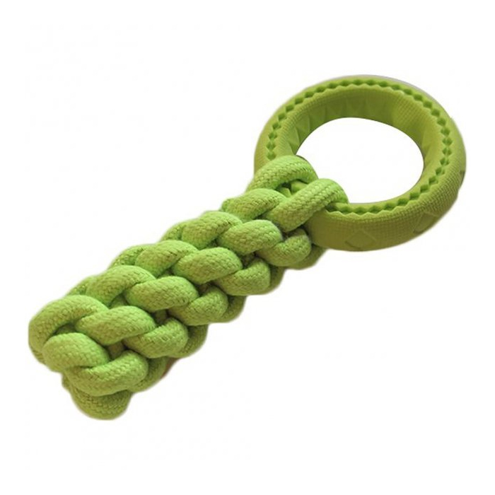 AnimAll GrizZzly іграшка для собак кросфіт з кільцем, green