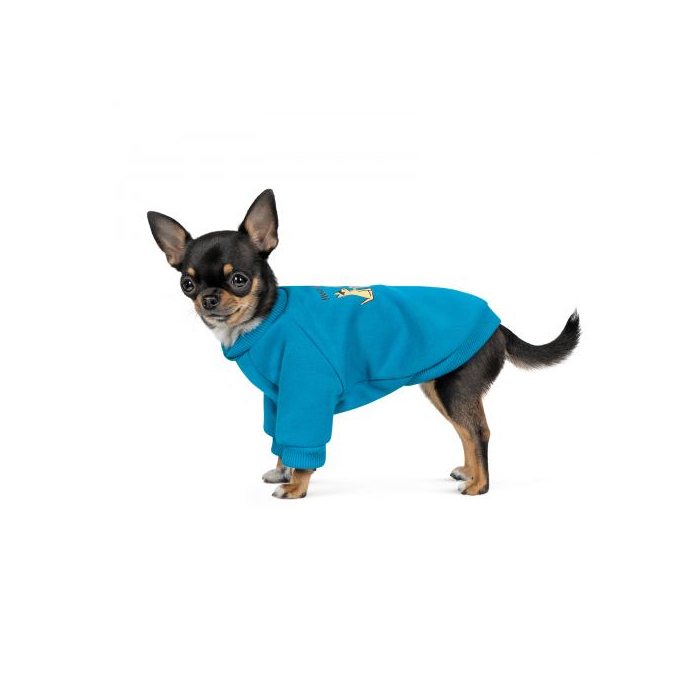 Толстовка Pet Fashion Peace for Ukraine для собак, розмір M, блакитна