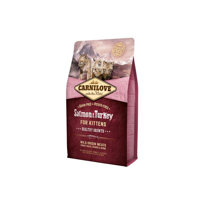 Carnilove CAT Salmon & Turkey Kitten для кошенят лосось та індичка