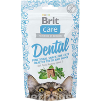 Ласощі Brit Care Dental з індичкою д/котів, 50г