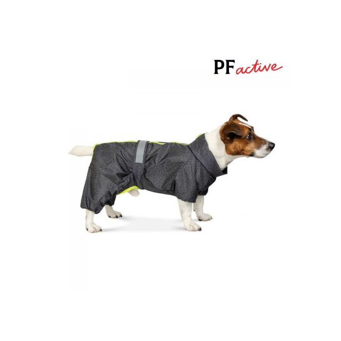 Дощовик Pet Fashion «Rain» для такс, розмір M, сірий