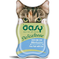 Oasy Wet Cat DELICATESSE консерва для котів з тріски 85 гр 342306