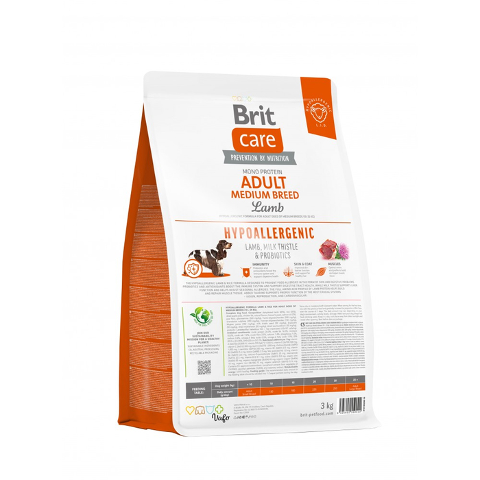 Brit Care Adult Medium Breed Lamb and Rice