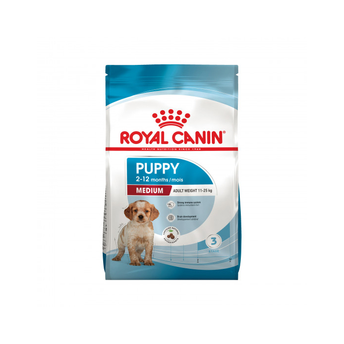 Medium Puppy сухий корм для цуценят середніх порід, 4кг Royal Canin
