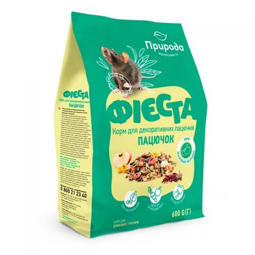 Корм Природа Фієста «Пацючок» для пацючків та інших домашніх гризунів,