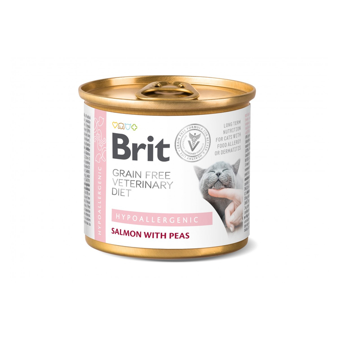 Консерва Brit GF Veterinary Diet Cat Cans Hypoallergenic 200 g
