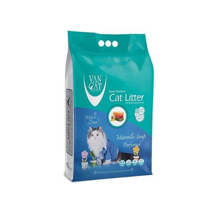 Van Cat Marseille Soap наповнювач бенонітовий для котячого туалету  (12л)