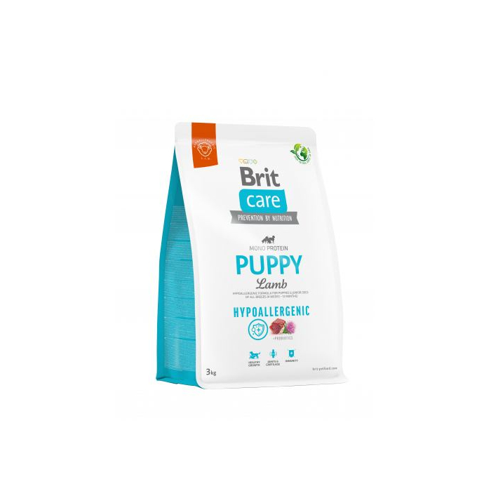 Brit Care DOG Hypoallergenic Puppy для цуценят, гіпоалергенний з ягням, 12 кг