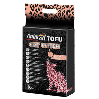 AnimAll Tofu персик соєвий наповнювач 2,6кг 6 л