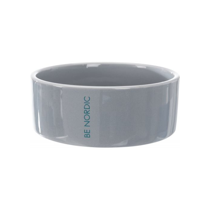 Миска Trixie для котів BE NORDIC керамічна сіра 12см 0,3л