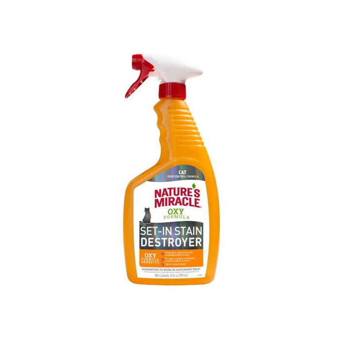 Спрей Nature's Miracle Set-In Stain Destroyer Oxy Formula видалення плям і запахів з формулою активного кисню