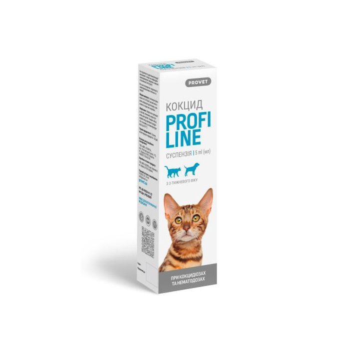 ProVet Profiline Кокцид антигельмінтний препарат суспензія для котів та собак