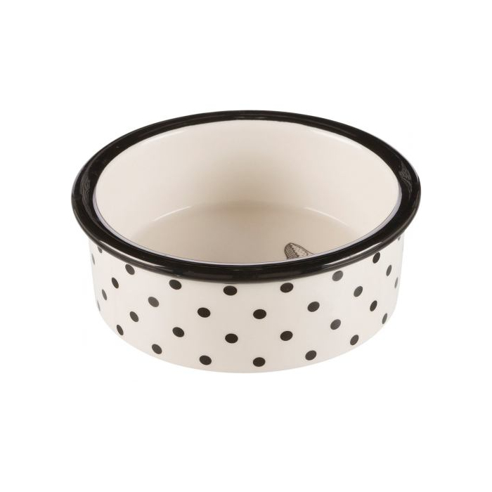 Миска Trixie для котів Zentangle керамічна чорна-біла