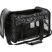 Сумка-переноска Trixie для собак Adrina з поліестеру чорна з кісточками до 7кг 26*27*42см 2889