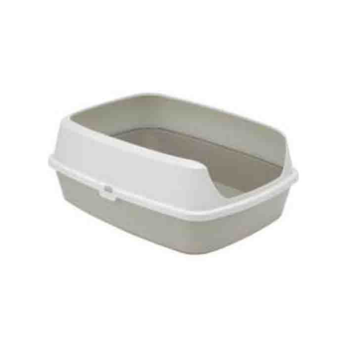 Moderna МЕРІЛУ сірий туалет з бортиком для котів 50,2х38,4х16,1см