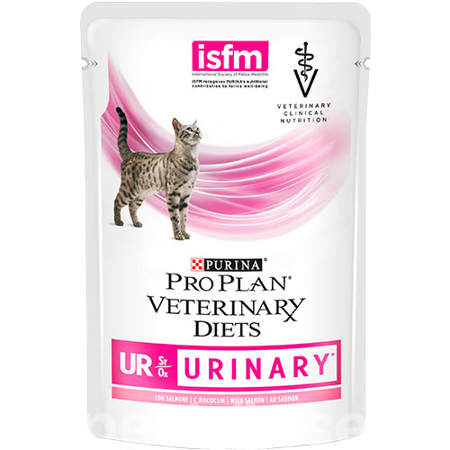 PPVD UR.Сечокам’яна хвороба.З лососем. Шматочки у підливці.Конс/кот 10х85г