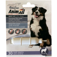 AnimAll VetLine Стоп-Он краплі для собак від бліх і кліщів