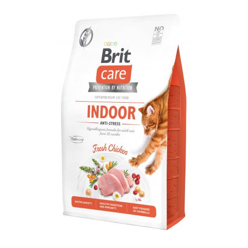 Сухий Корм Brit Care Cat GF Indoor Anti-stress