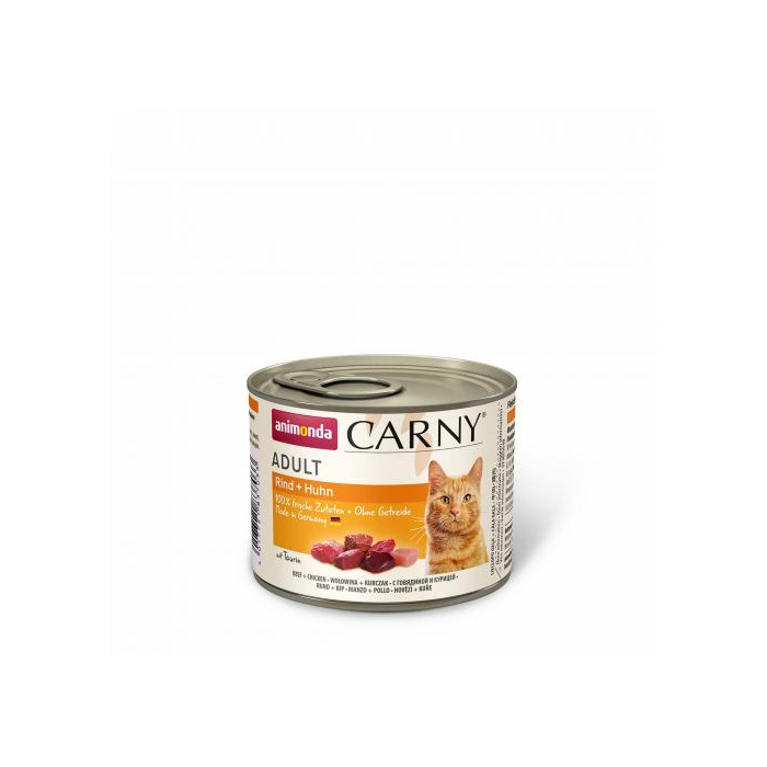 Animonda CAT Carny Adult Beef Chicken консерва для котів з яловичиною та куркою