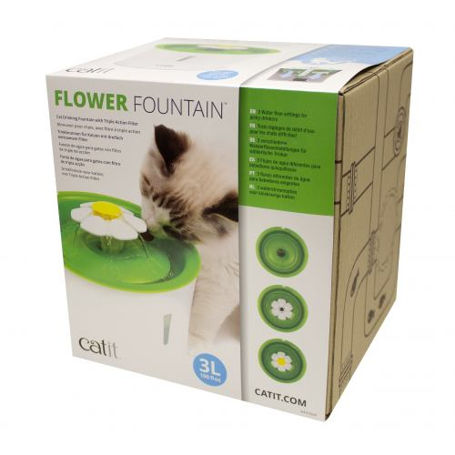 Поїлка-фонтан Catit Flower Fountain для котів пластик 3л
