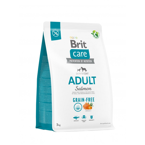 Сухий корм Brit Care DOG Grain-free Adult Salmon для собак малих і середніх порід з лососем