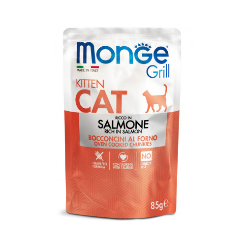 Monge Kitten Grill Salmon  вологий корм для кошенят з лососем 85 г