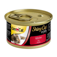 GimCat Shiny Cat консерва для котів з куркою