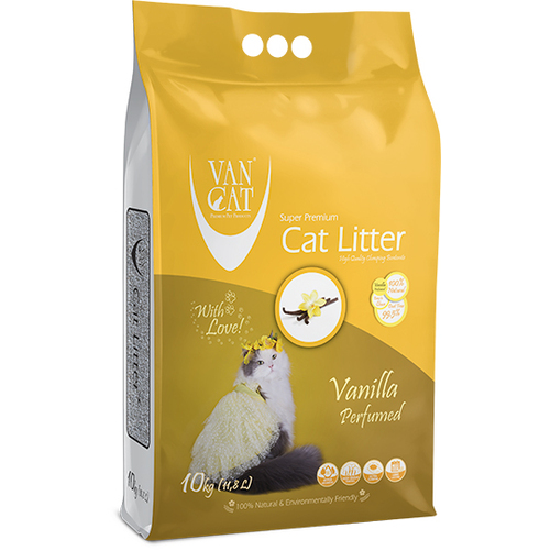 Van Cat Vanilla наповнювач бенонітовий для котячого туалету, 10 кг