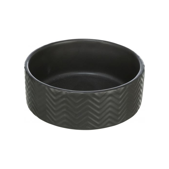Миска Trixie для собак керамічна чорна 0,4л d=13см 25020