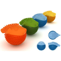 AGrizZzly Іграшка Риба фугу зелена для собак