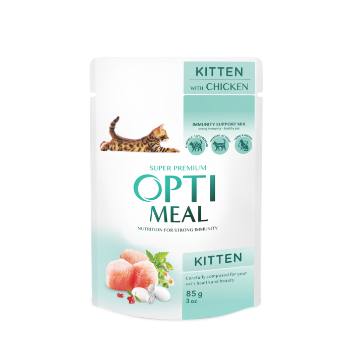 Optimeal Kitten Chicken для кошенят з куркою