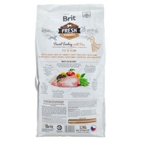 Сухий корм Brit Fresh Turkey Pea Adult для дорослих собак з індичкою та горохом, 12 кг