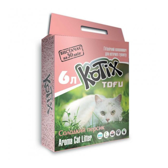 Kotix TOFU Honey Peach соєвий наповнювач