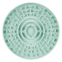 Миска Trixie для цуценят Junior для повільного годування, блакитна, пластик d=15см 34954