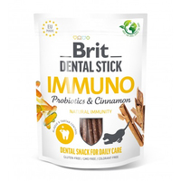 Ласощі для собак Brit Dental Stick Immuno для міцного імунітету пробіотики та кориця 7шт 251 г