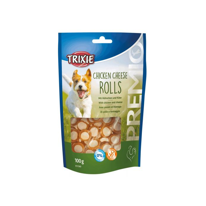 Ласощі Trixie Premio Chicken Cheese Rolls для собак з куркою та сиром