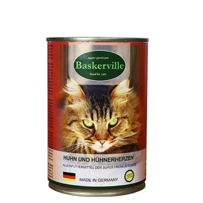 Baskerville CAT М'ясо курки з сердечками