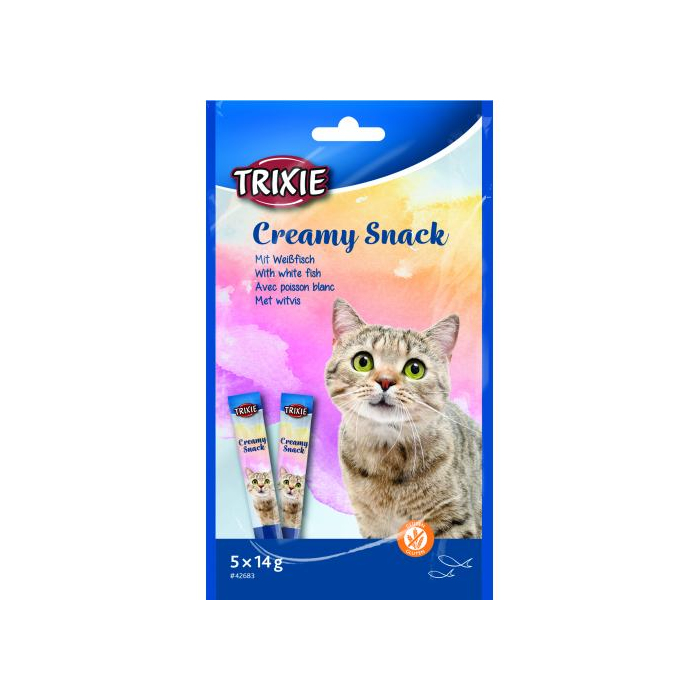 Ласощі Trixie Creamy Snacks для котів риба 5шт/упак  (ціна за 1шт)
