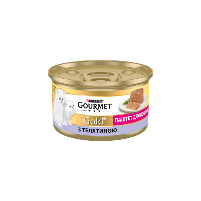 Gourmet Gold Pate Veal консерва для кошенят пашет з яловичиною