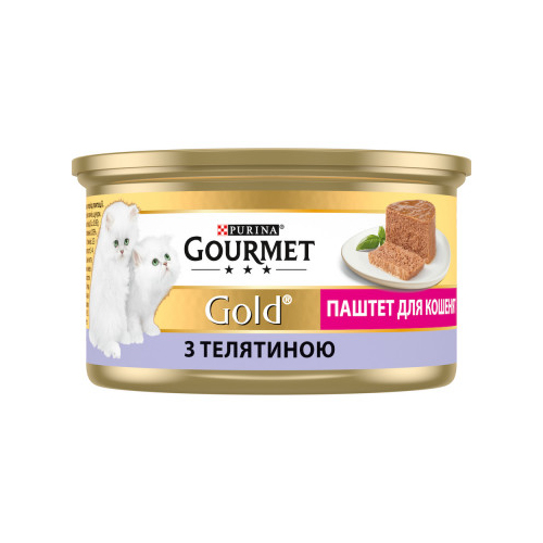 Gourmet Gold Pate Veal консерва для кошенят пашет з яловичиною