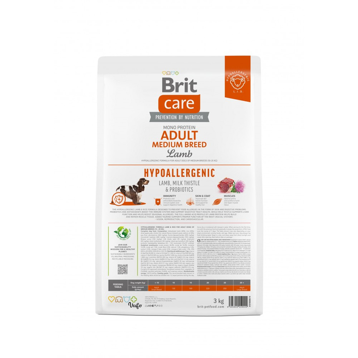 Brit Care Adult Medium Breed Lamb and Rice