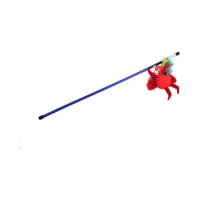 B026Удочка-дразнилка  Краб с перьями/120 B026