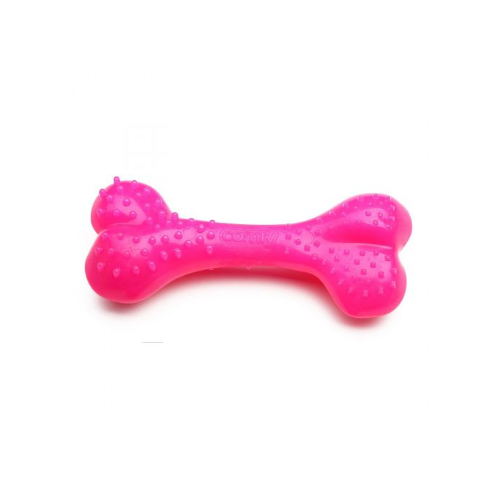 Іграшка Comfy для собак Mint Dental Bone кістка з виступами гумова рожева 12,5см