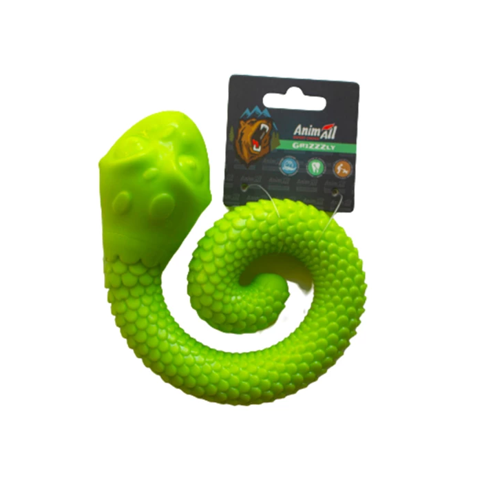 AGrizZzly Іграшка змійка зелана