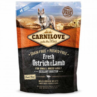 Carnilove DOG Fresh Ostrich & Lamb для собак дрібних порід ягня та страус