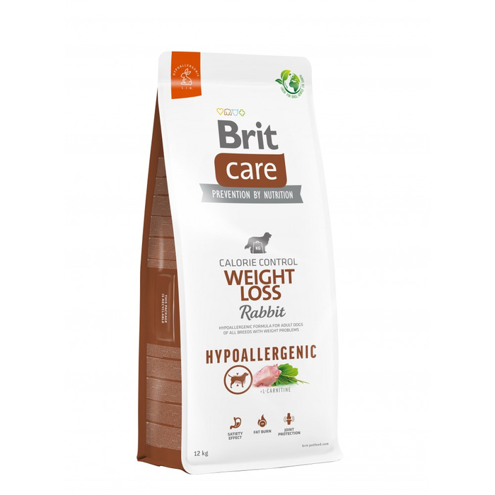 Brit Care DOG Hypoallergenic Weight Loss для собак із зайвою вагою, з кроликом,