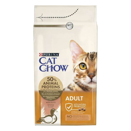 Cat Chow Adult з качкою, сухий корм 15кг