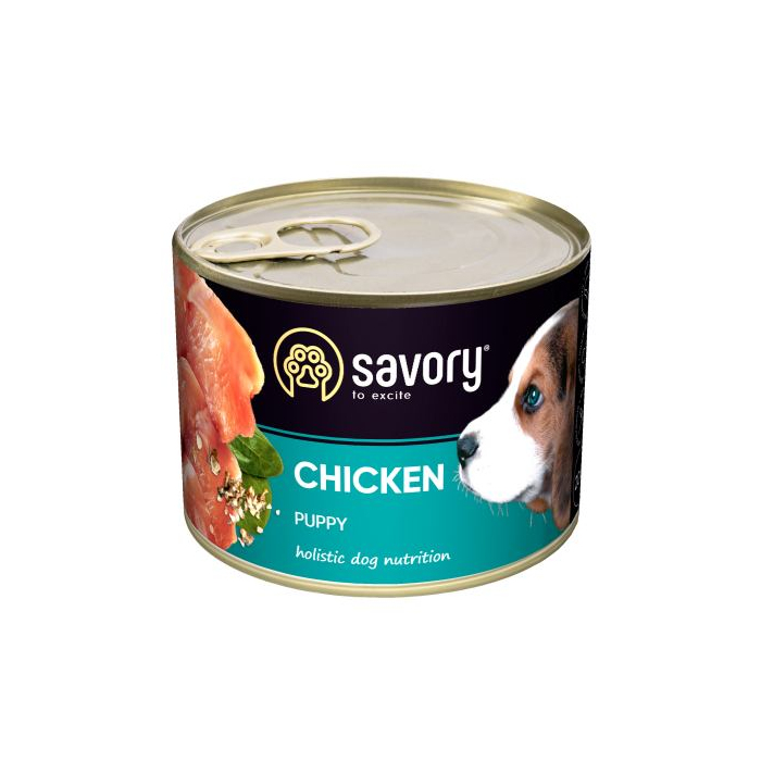 Вологий Корм Savory Dog  All breeds Puppy курка k 200g